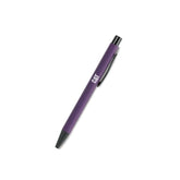 CANETA METAL COM ACABAMENTO EMBORRACHADO - CAT - ROXO